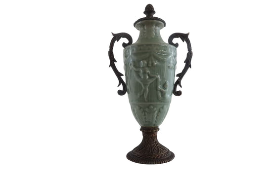 Decorative French Style Ceramic Urn