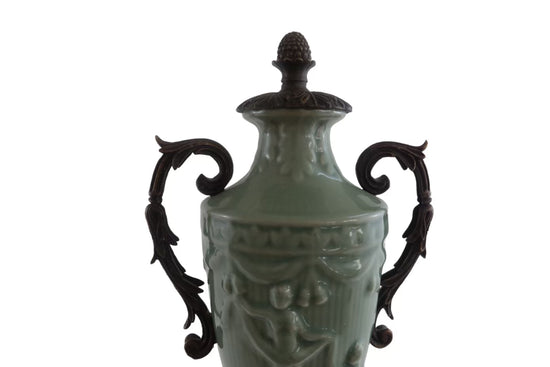 Decorative French Style Ceramic Urn