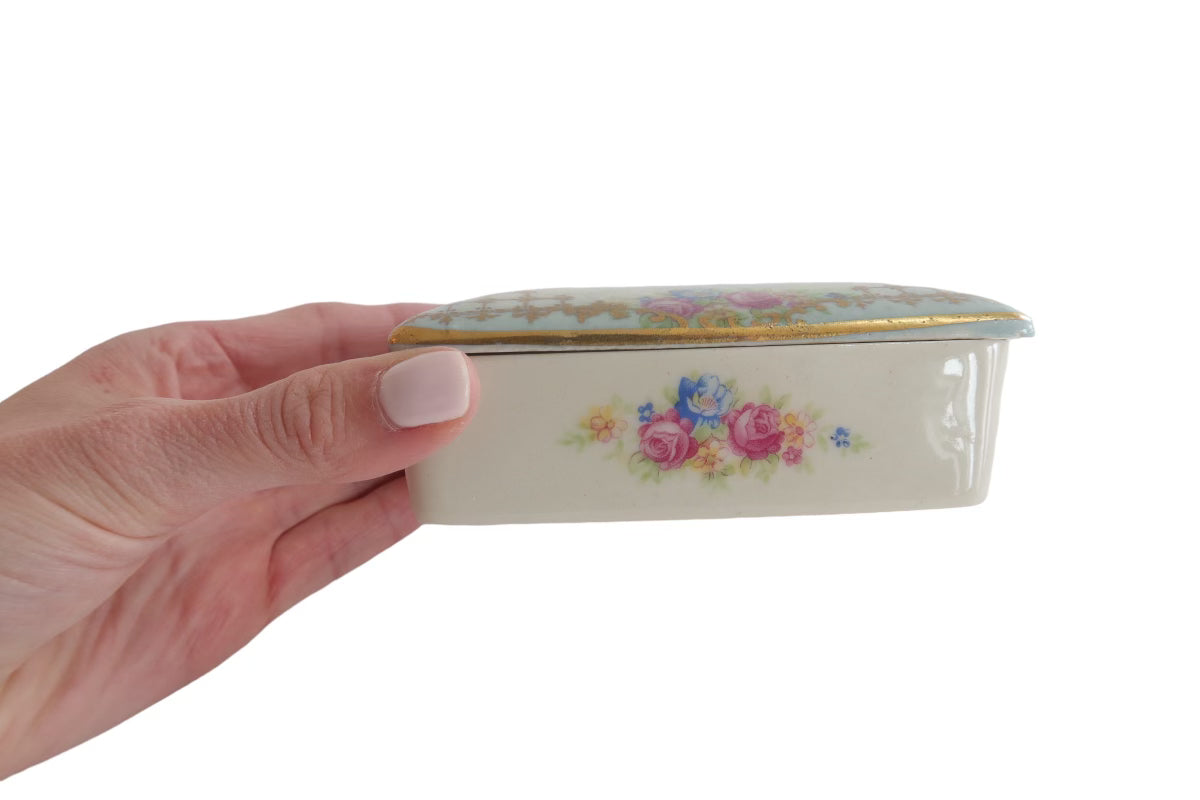 Vintage Victorian Match/Trinket Box