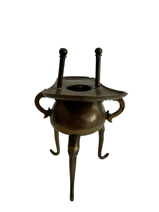 Small Bronze Chinese Tripod Jue