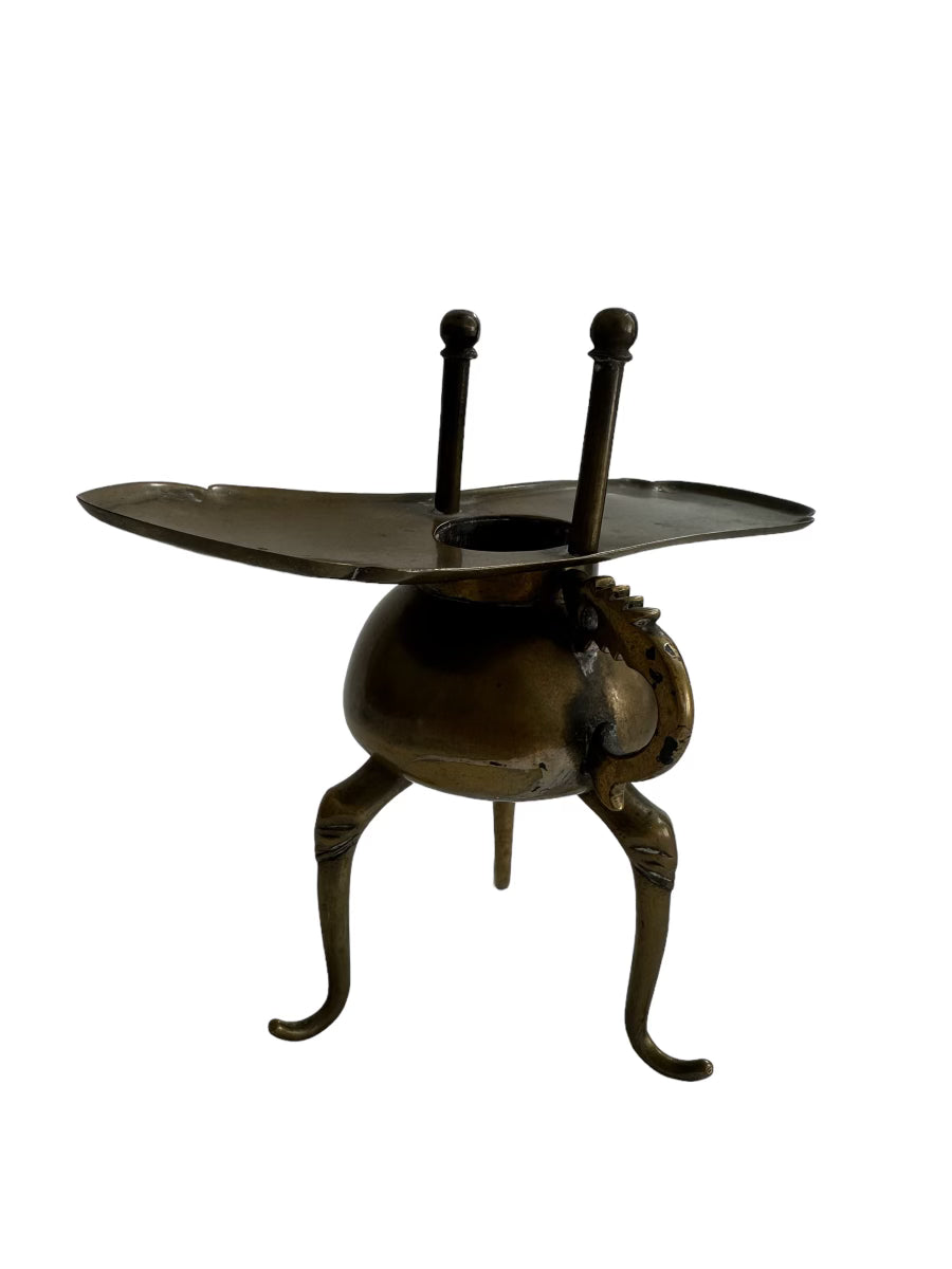 Small Bronze Chinese Tripod Jue