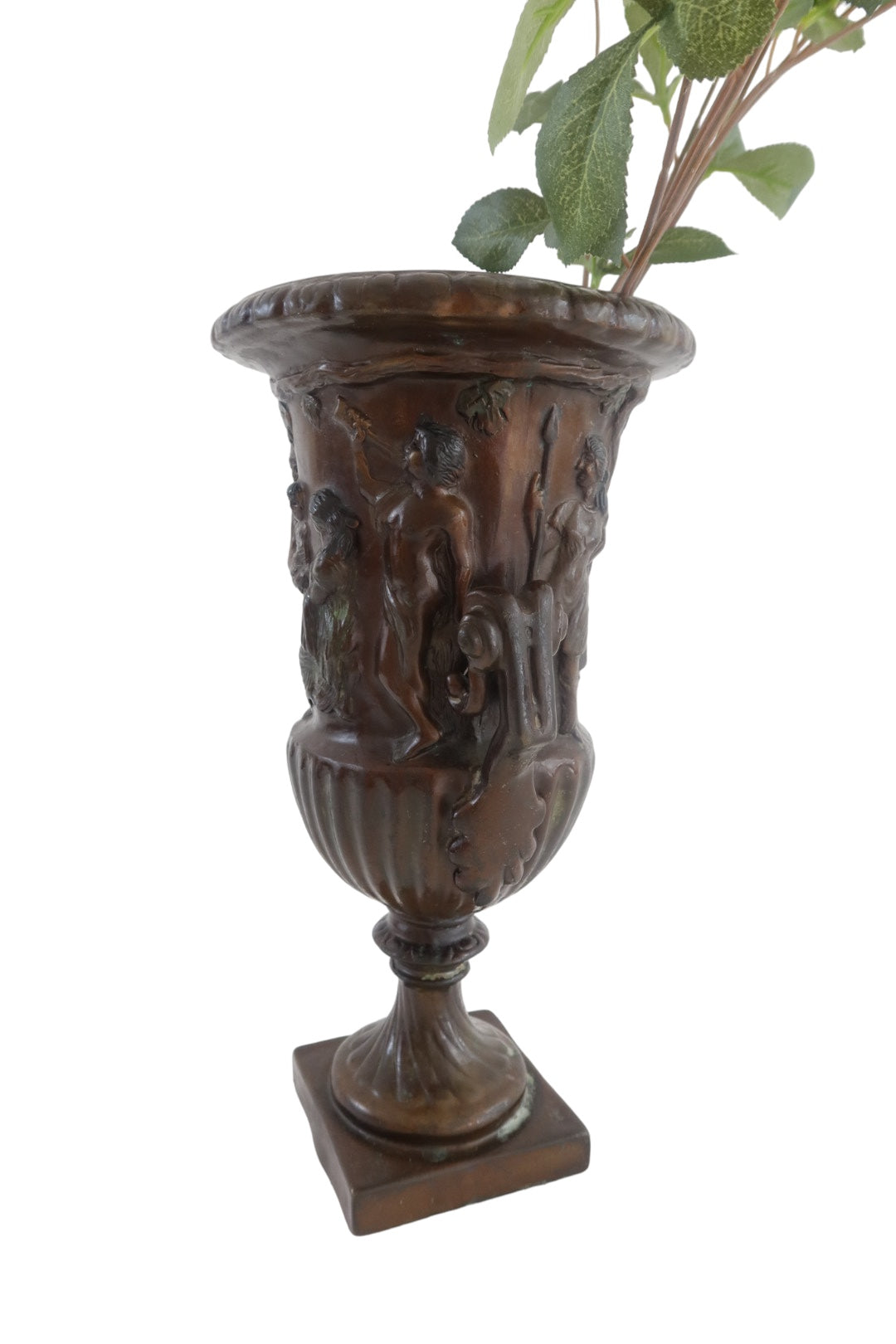 Solid Bronze Medici Style Italian Urn