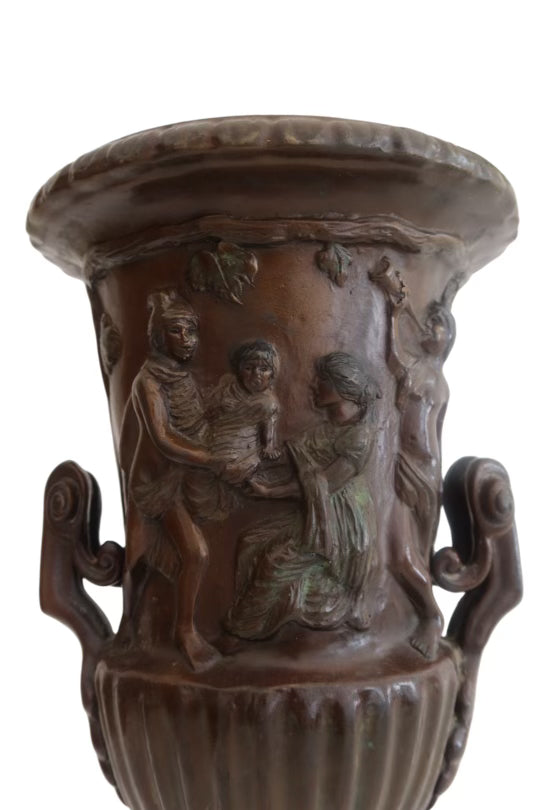 Solid Bronze Medici Style Italian Urn