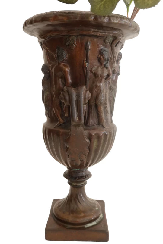 Solid Bronze Medici Style Italian Urn